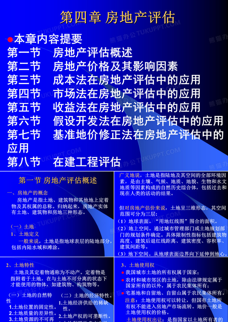 资产评估——房地产评估