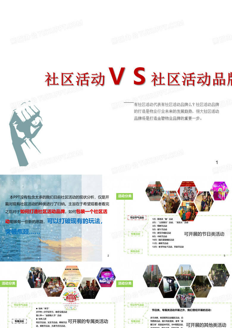 社区活动VS社区活动品牌ppt课件
