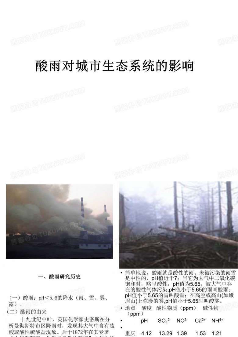 酸雨课件