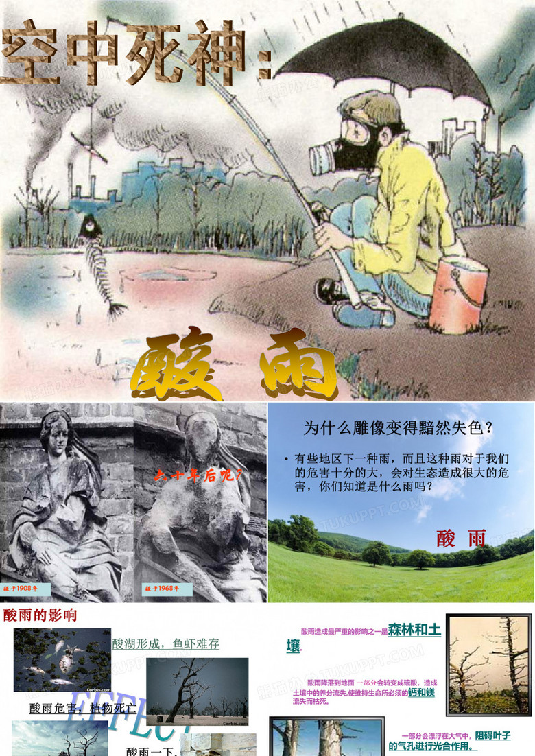 酸雨腐蚀