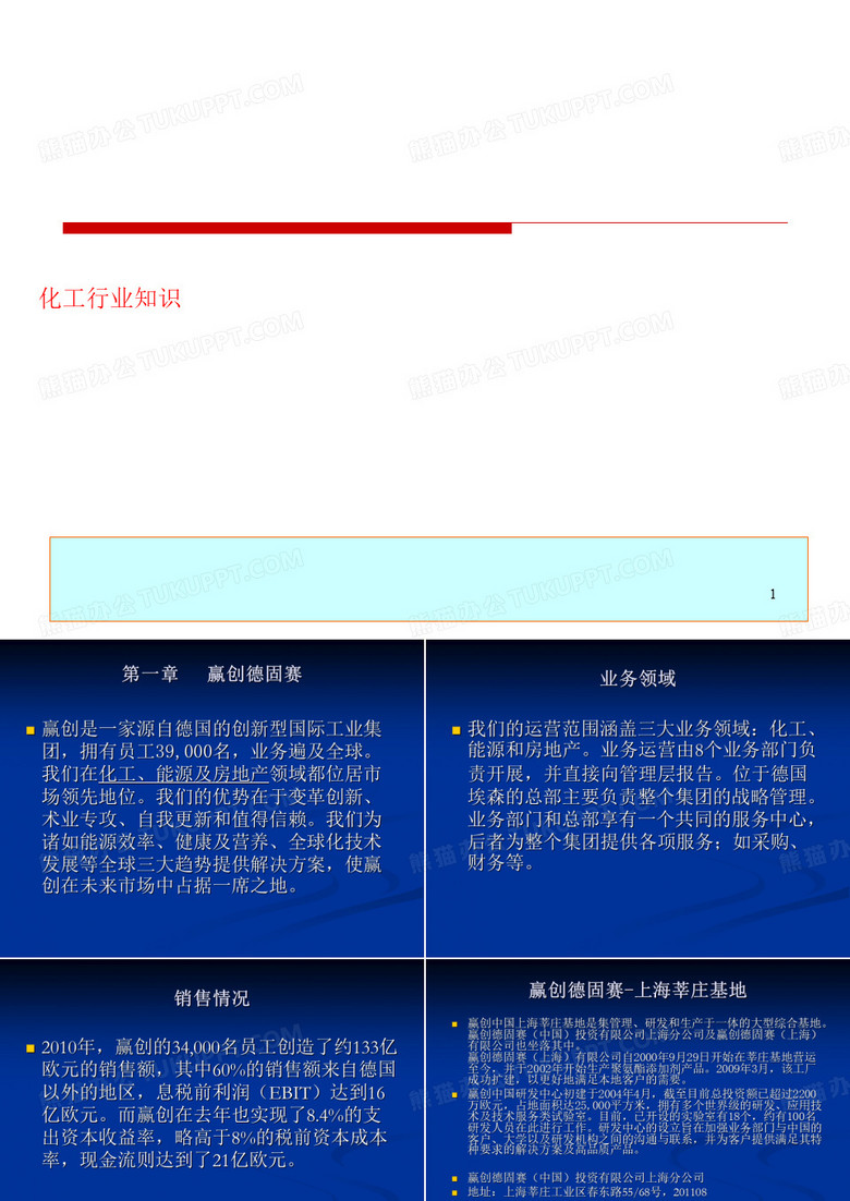 化工行业知识