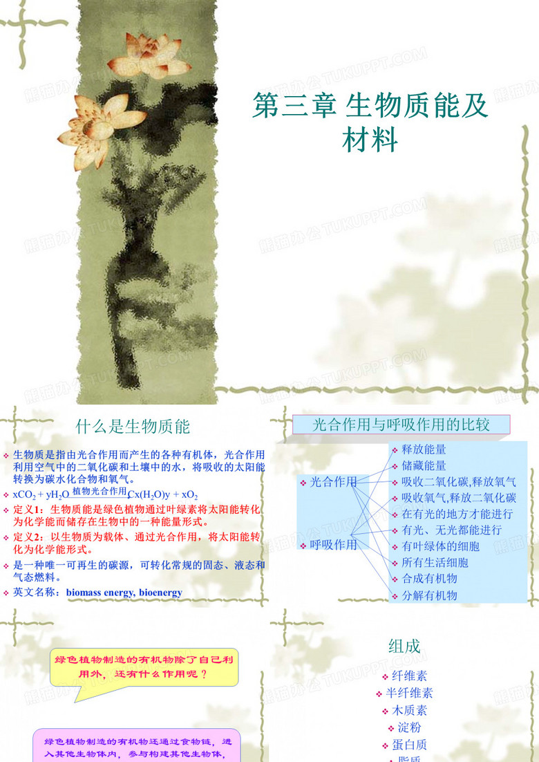 生物质能及新材料