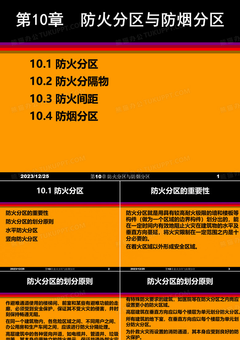 第10章  防火分区与防烟分区