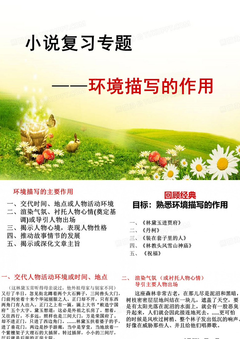 环境描写的作用