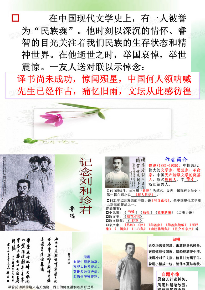 《记念刘和珍君》