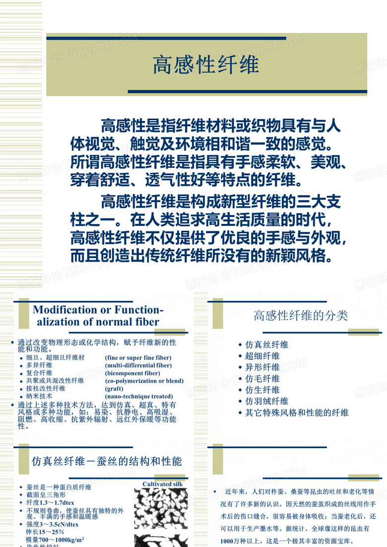 新型纤维材料-2高感性纤维