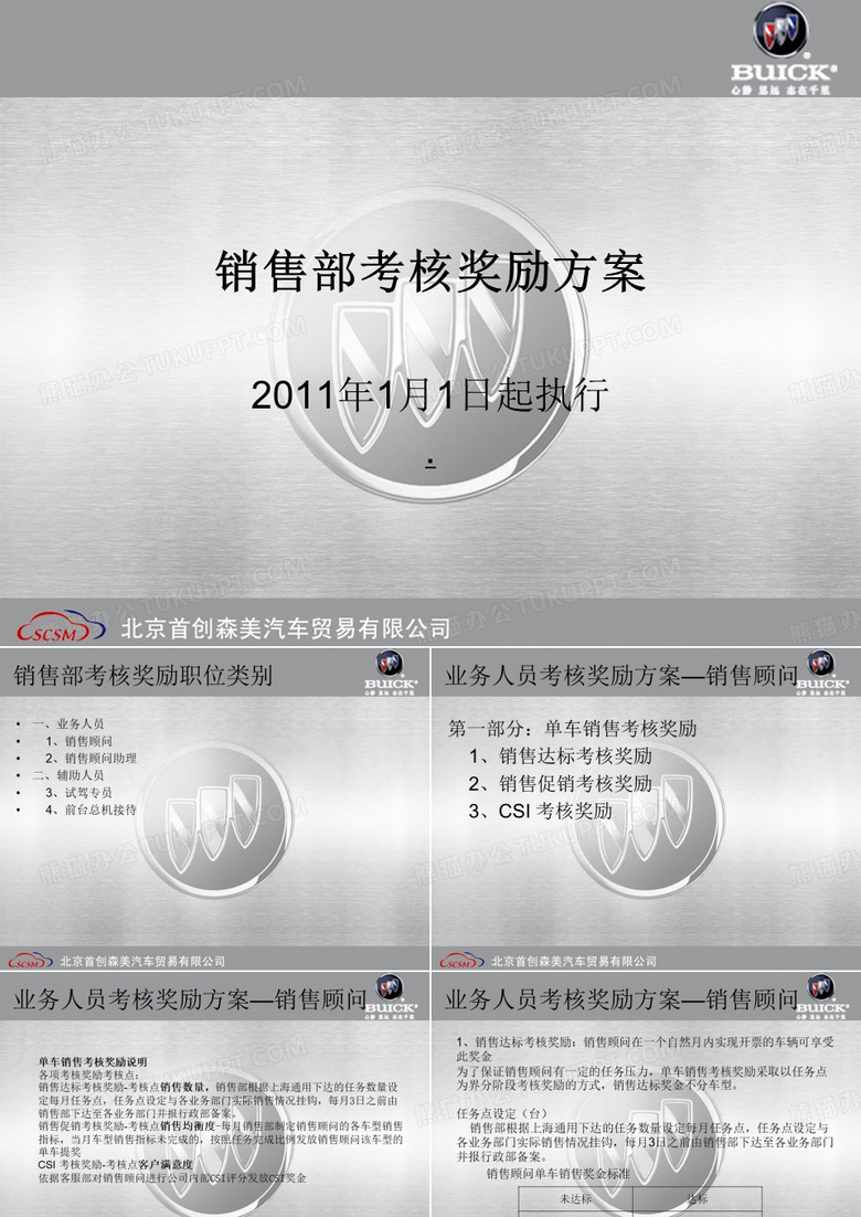 销售部四季度业务人员奖励方案