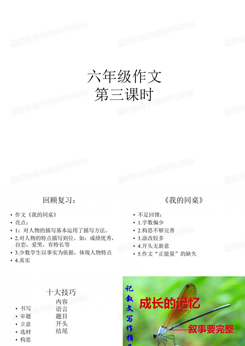 写事作文指导