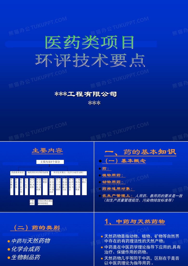 医药类项目环评技术要点汇总