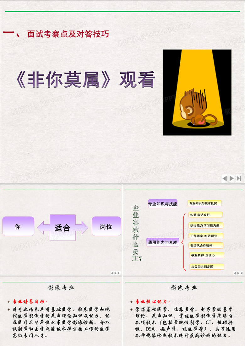 面试技巧讲课医药类ppt课件