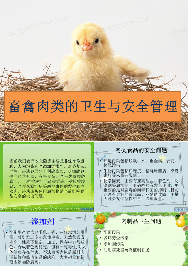 畜禽肉类的卫生与