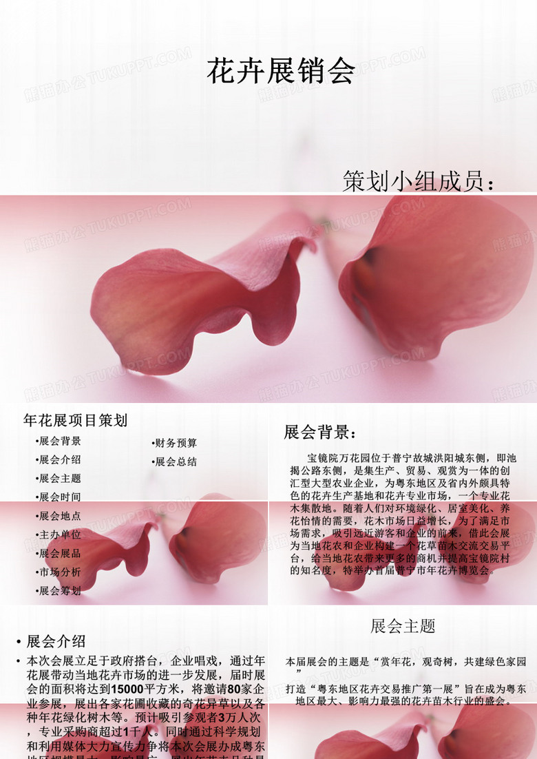 年花展销会策划方案