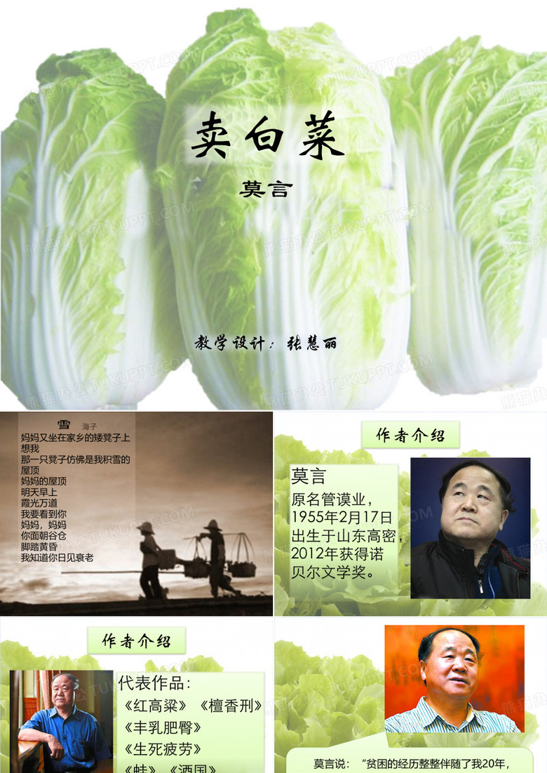 卖白菜  ppt
