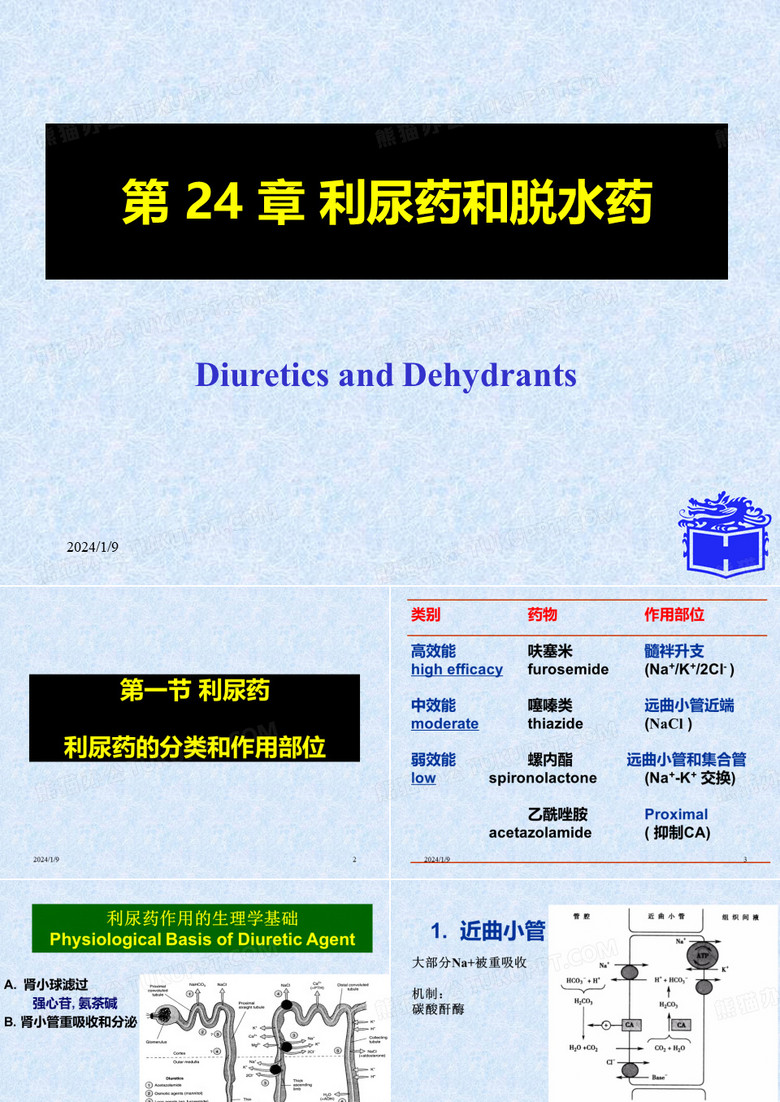 利尿药