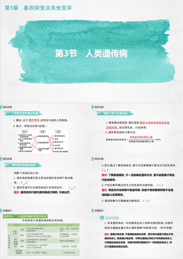 人类遗传病