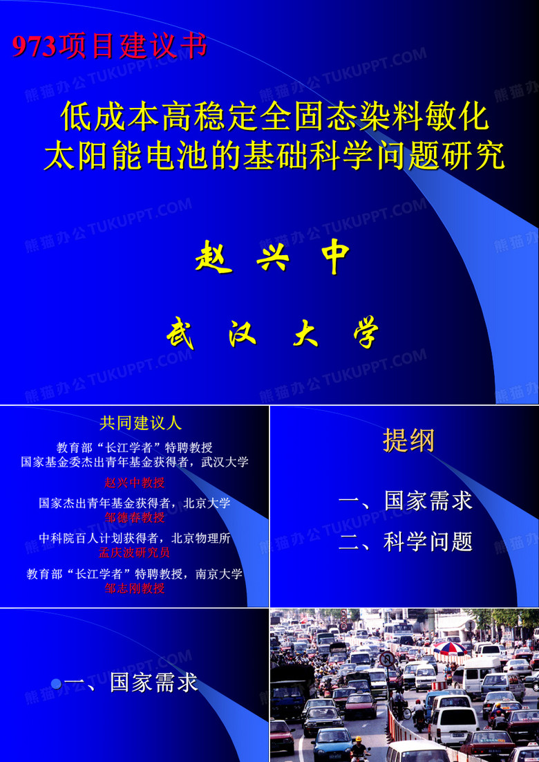 从事染料敏化纳米晶太阳电池的人员构成