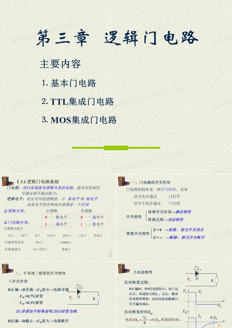 数字电路-逻辑门电路