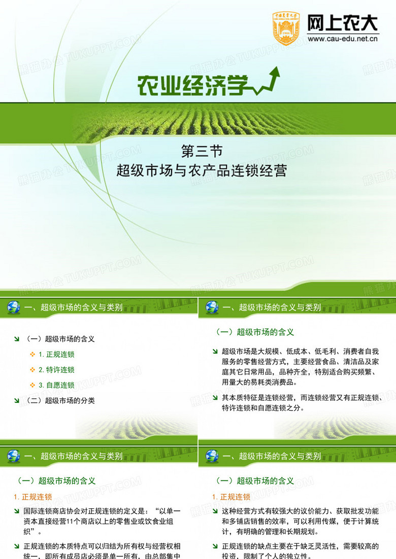 一超级市场的含义与类别
