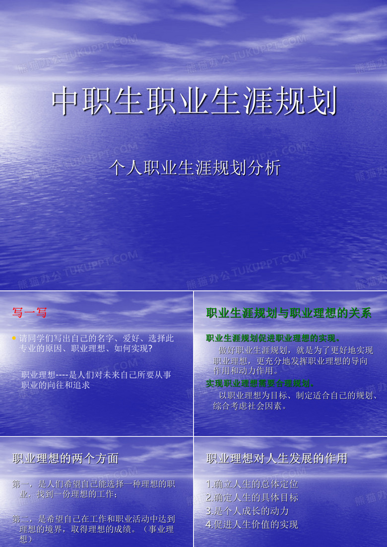 中职生职业生涯规划