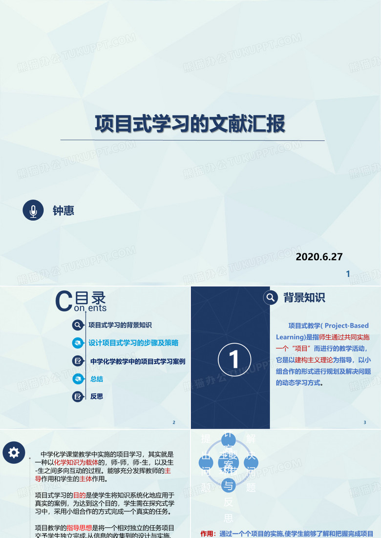 项目式学习文献汇报(1)