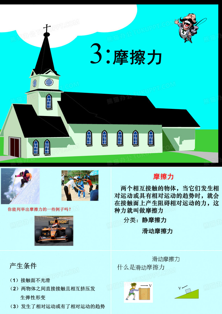 高中物理_摩擦力课件人教版