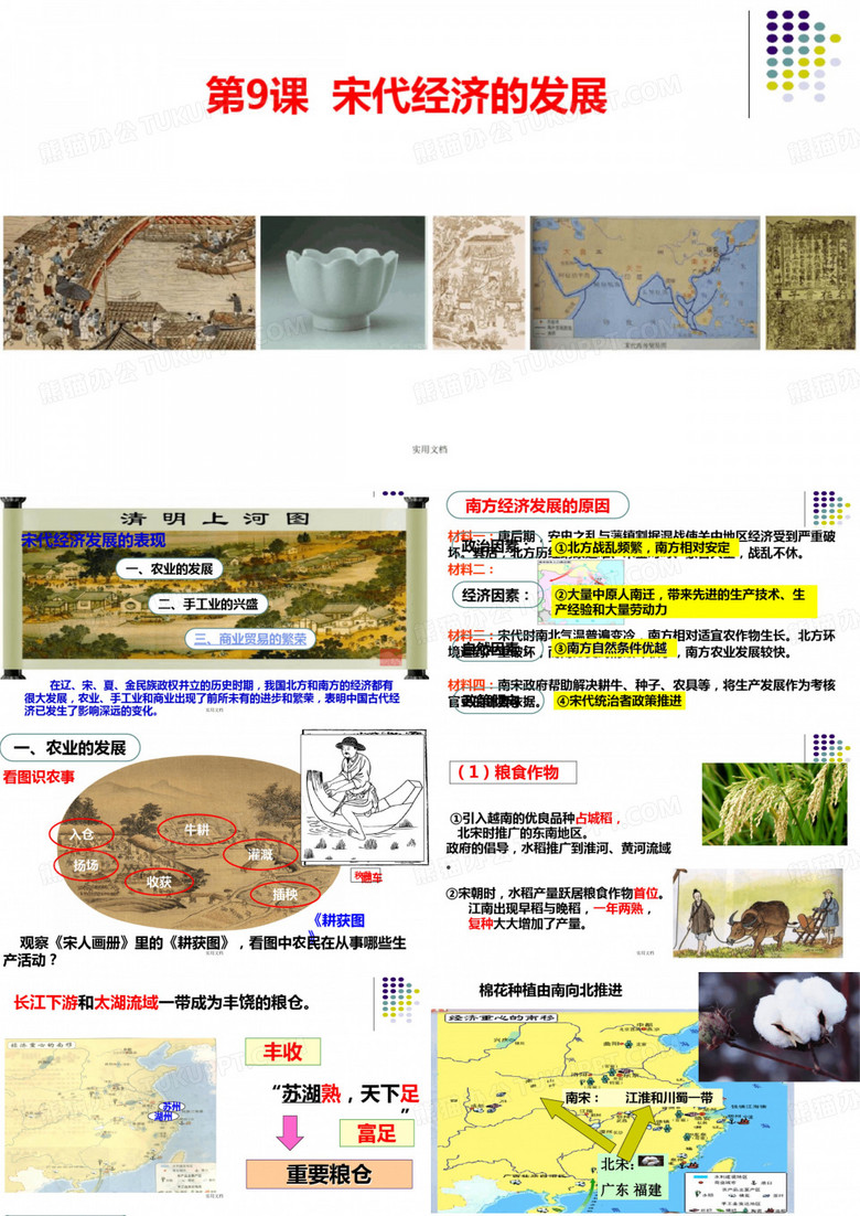 宋代经济的发展