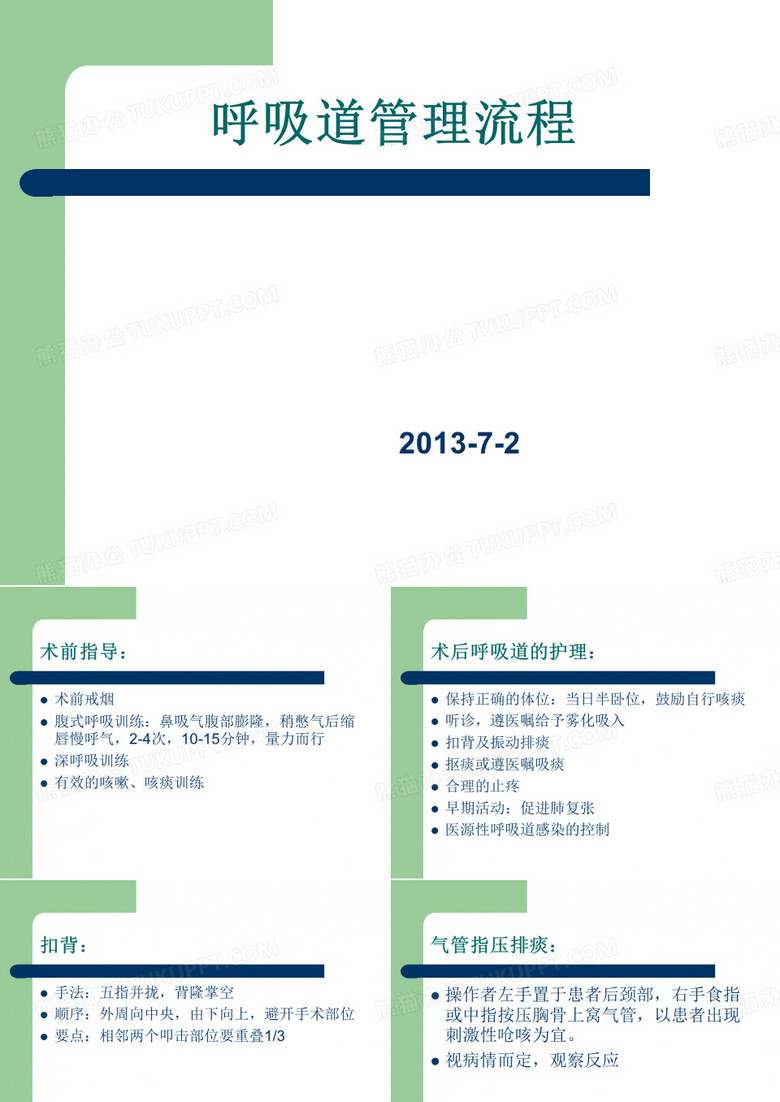 呼吸道管理流程