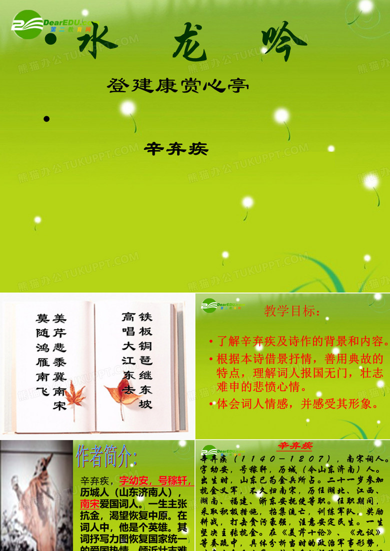 《水龙吟》(讲)