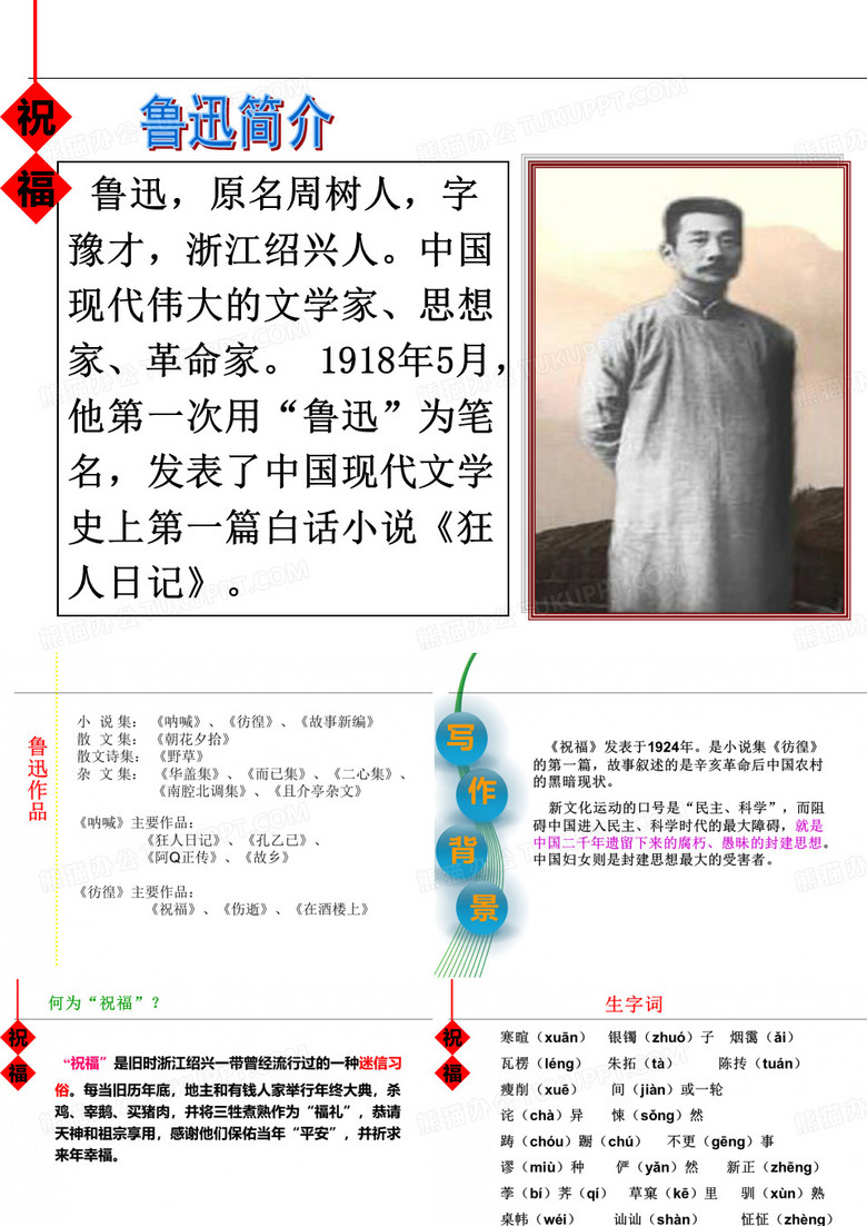 鲁迅《祝福》