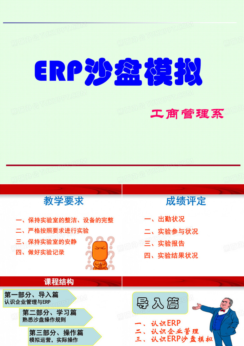 ERP沙盘模拟简介