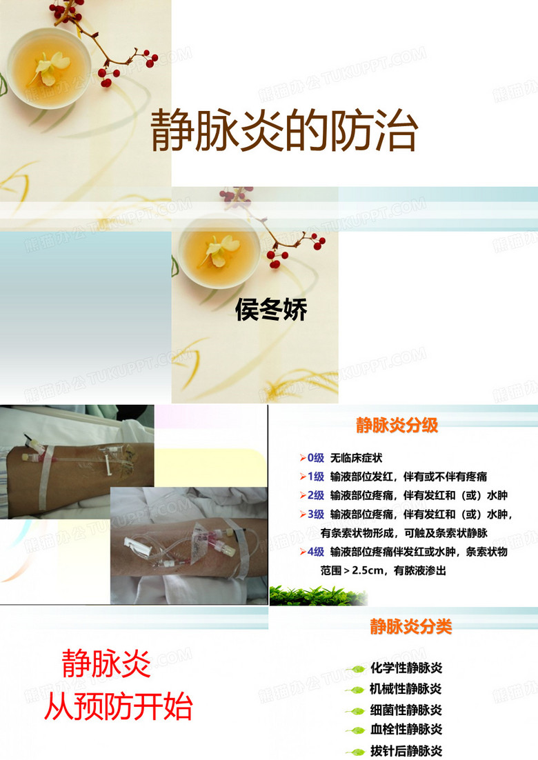 静脉炎分类化学性静脉炎机械性静脉炎细菌性静脉炎血栓性静脉炎拔