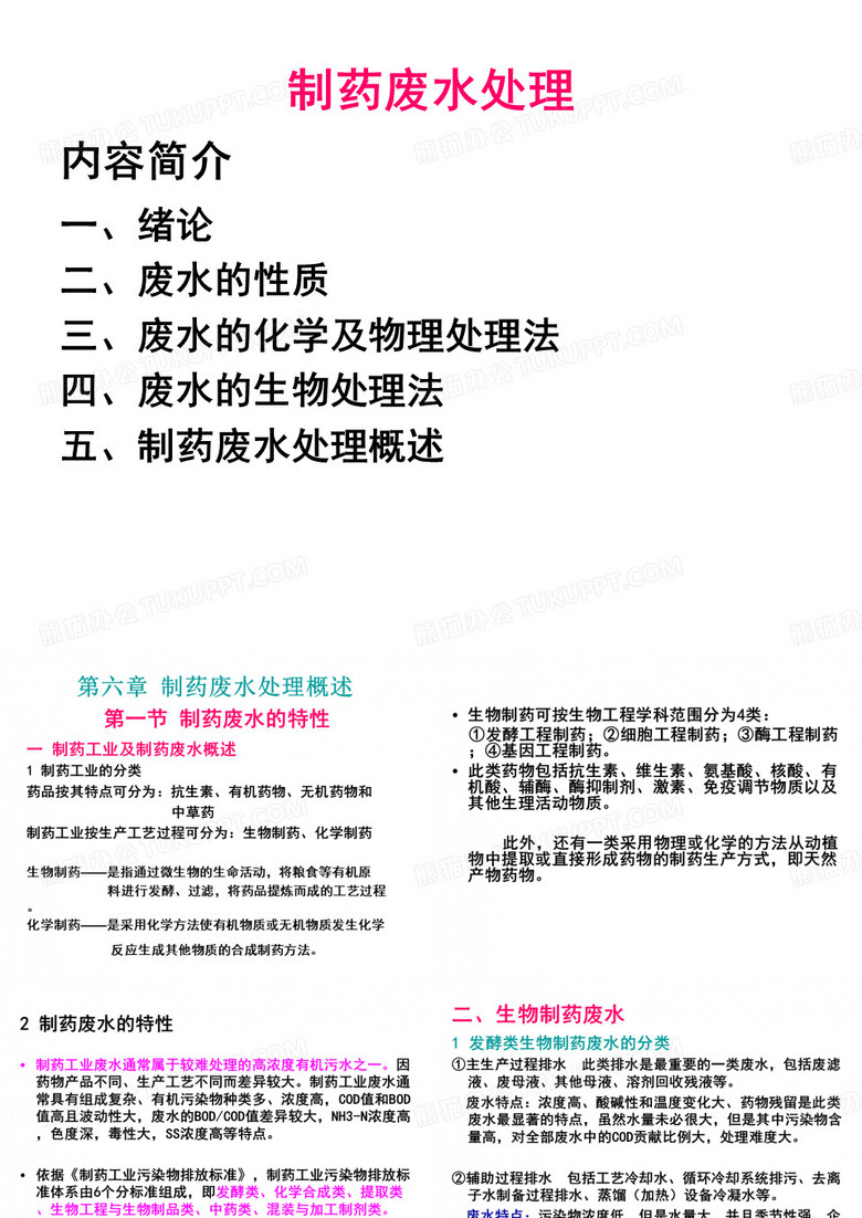 制药废水