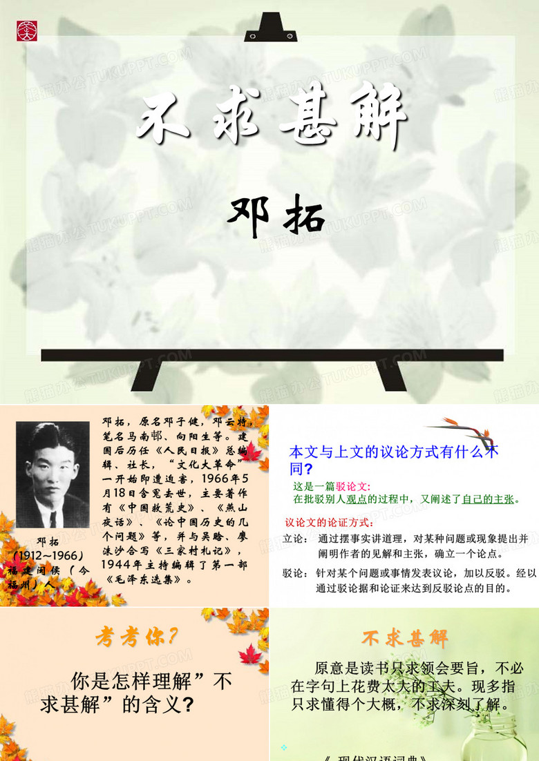 不求甚解