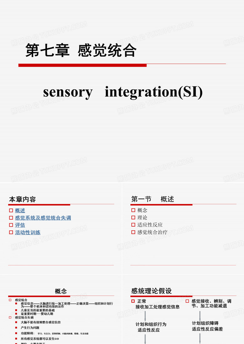 感觉统合与感觉统合失调课件