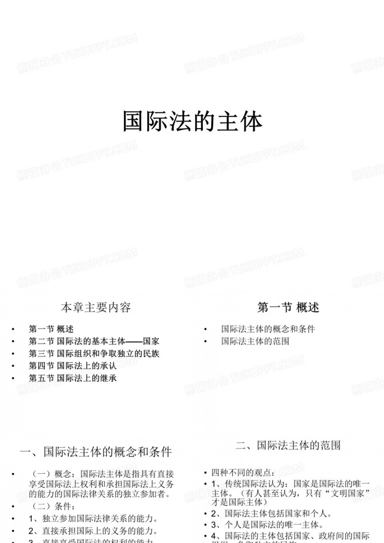 国际公法PPT1