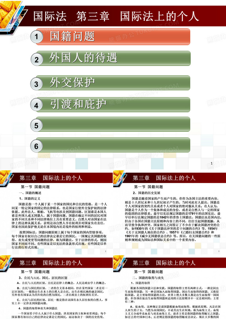 国际公法第三章 PPT