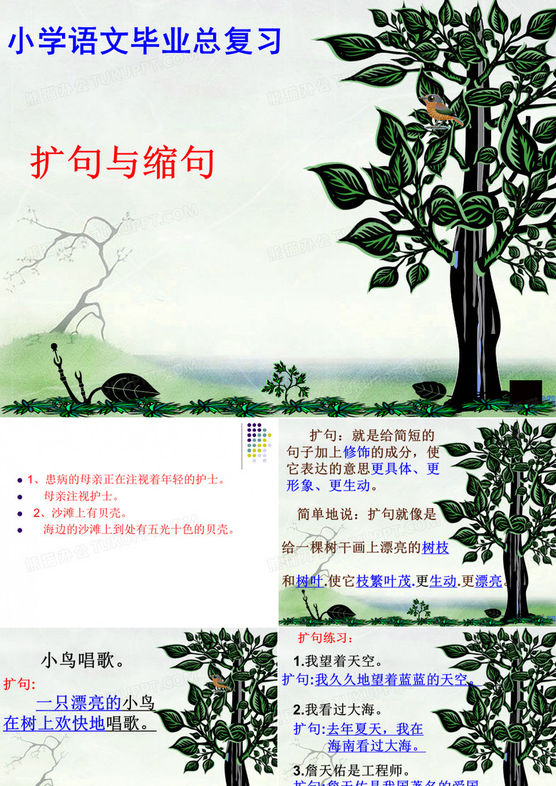 缩句、扩句