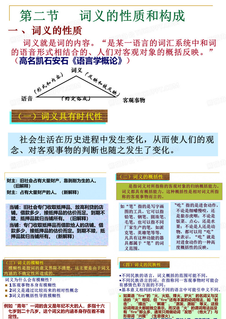 词义的缩小