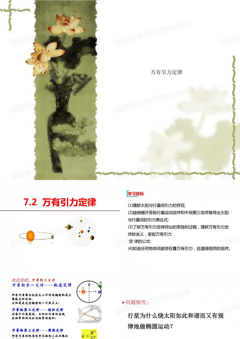 万有引力定律