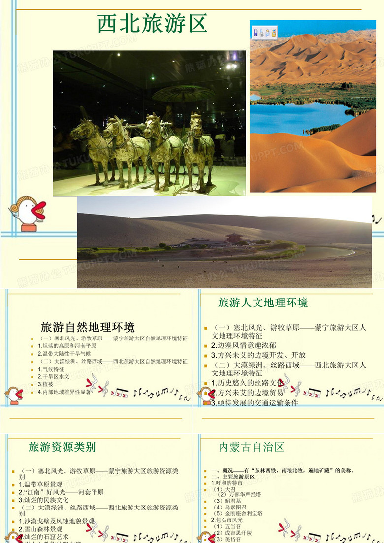 西北旅游区     中国旅游地理