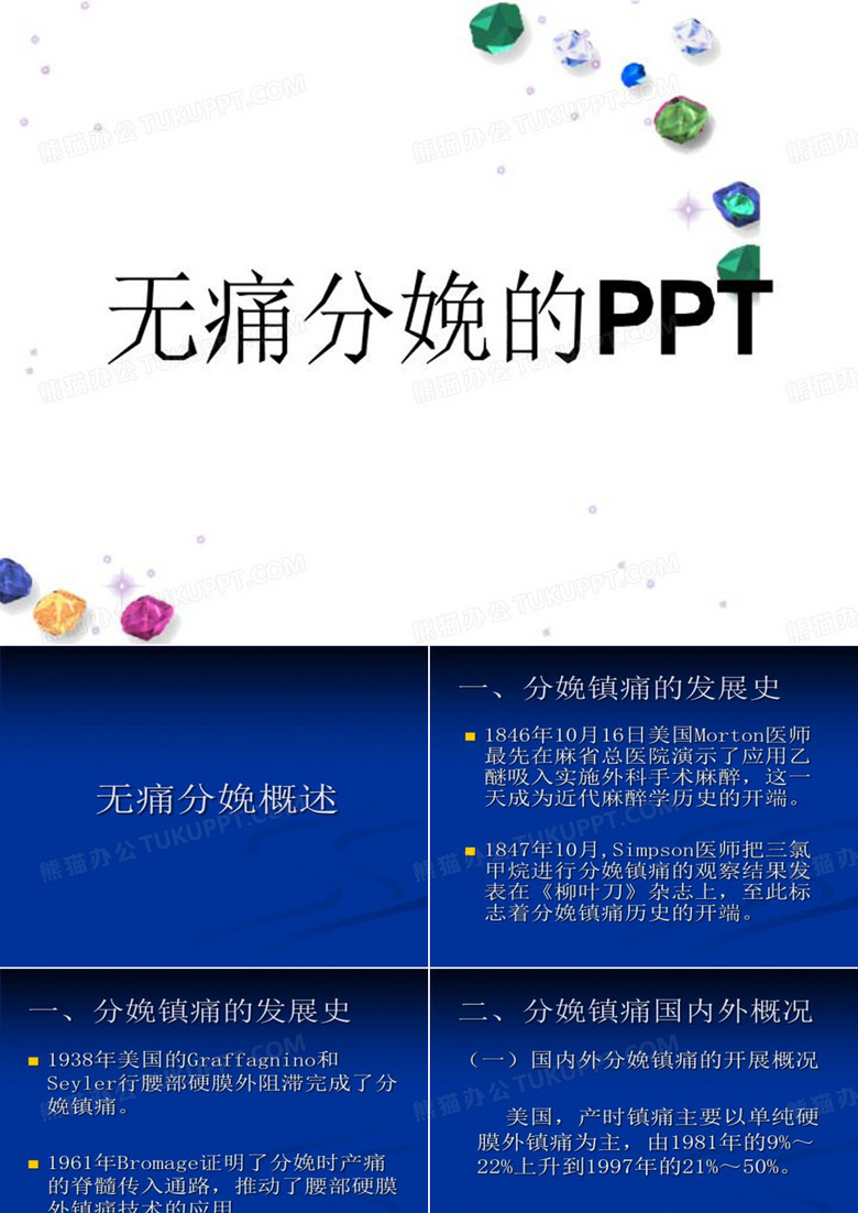 无痛分娩的PPT
