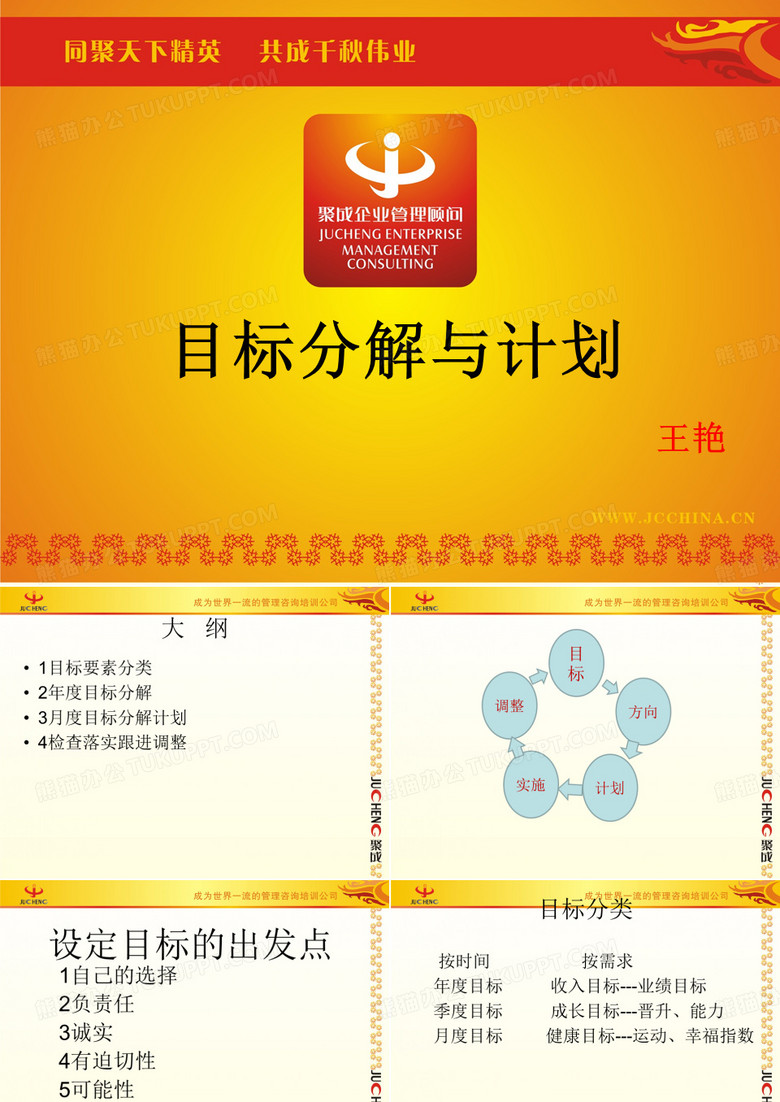 目标分解计划