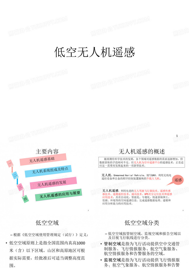 无人机遥感PPT精选文档