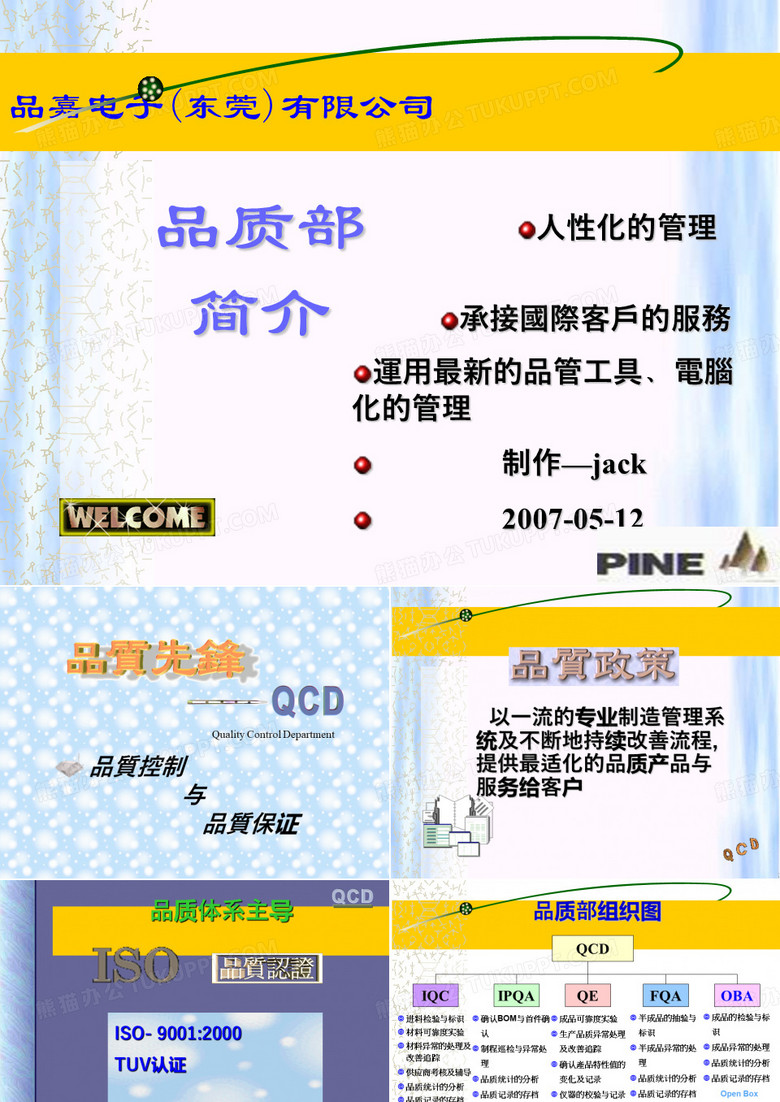 品质部简介