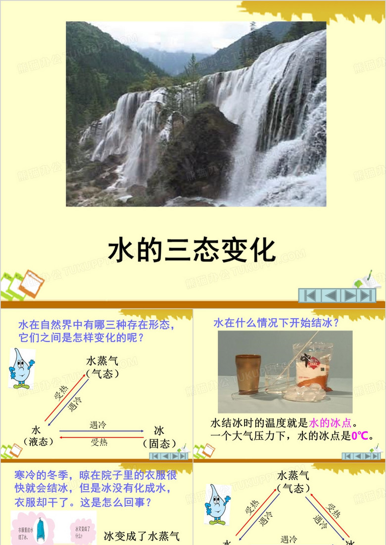 水的三态变化