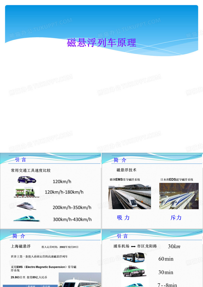 磁悬浮列车原理