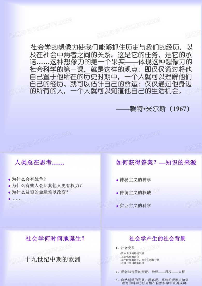 社会学第一讲：社会学简介