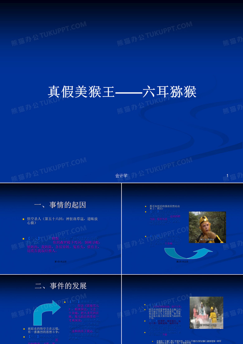 真假美猴王——六耳猕猴PPT学习教案