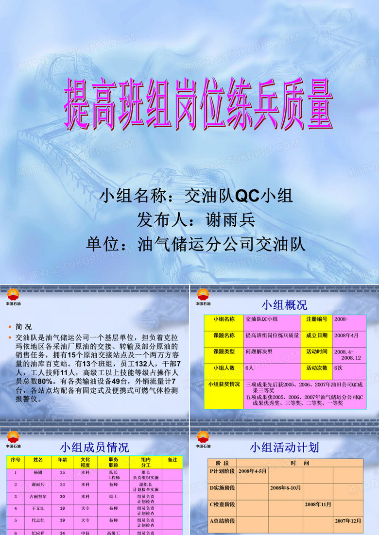 提高班组岗位练兵质量