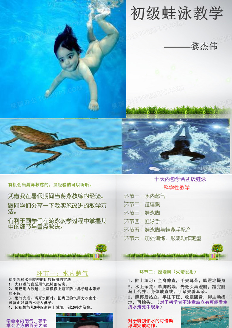 游泳教学PPT